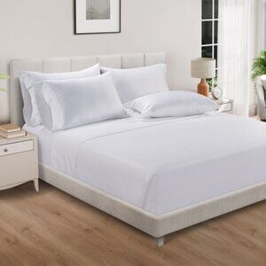 Pure Earth Organic 300 Thread Count 4-piece Sheet Set, NWT